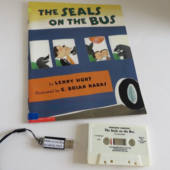 THE SEALS ON THE BUS Lenny Hort BK Cassette Tape & USB Flash Drive w MP3 Files - Picture 1 of 6
